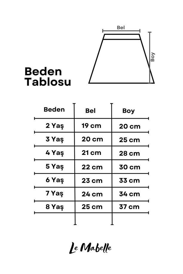 Sarı  Kelebek Aplikeli Kız Çocuk Tül Etek - Pauline - 4