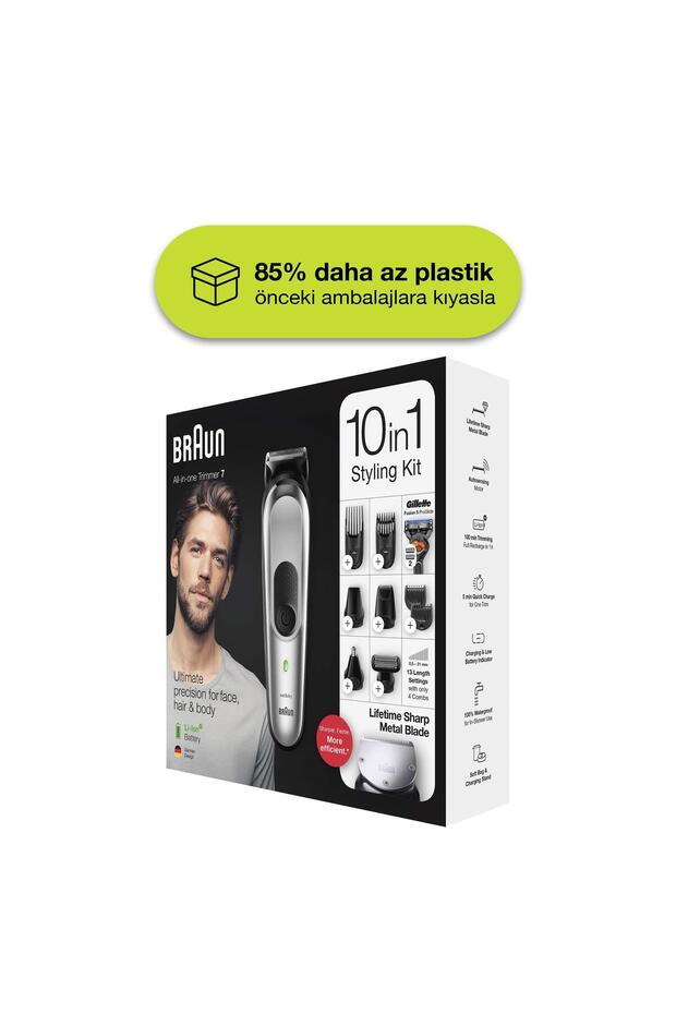Mgk7220 Erkek Bakım Kiti 10 In 1 Trimmer 7 Gilette Hediyeli - 7