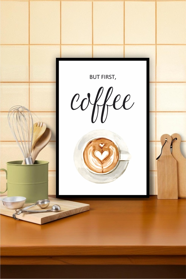 Kitchen Themed Frame Look Mdf Table - 1