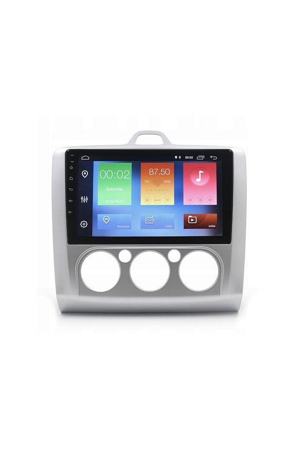 Ford Focus 2 Araç Multimedya Android Ekran Carplay Double Teyp 2+32 9" 05-11 Analog Silver BLUEWAY - 3