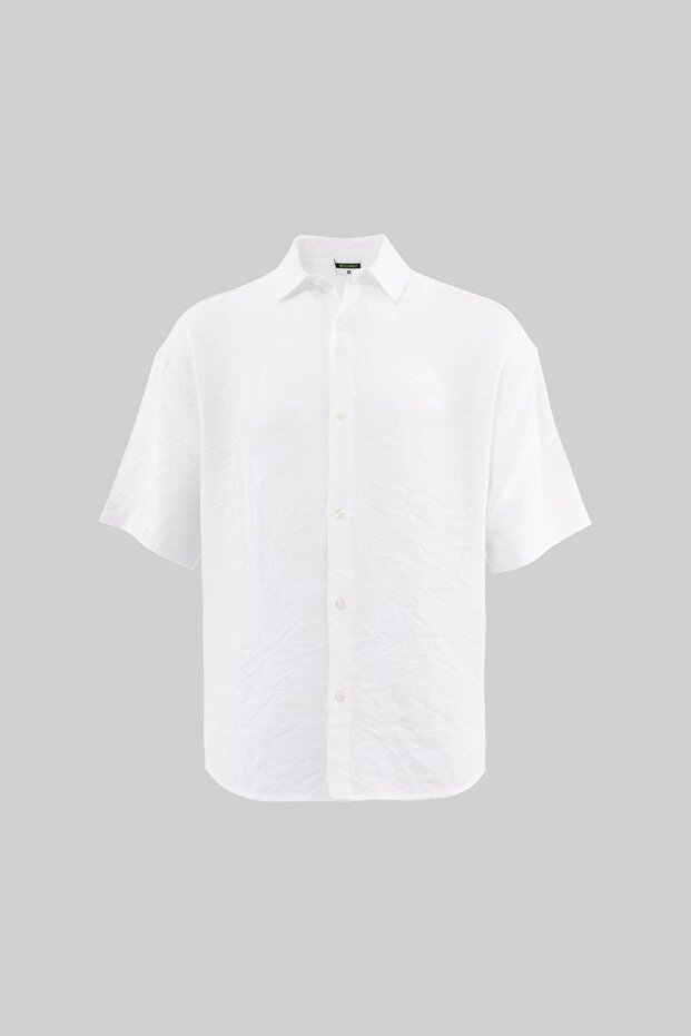 Erkek Basic Beyaz Gömlek - 1