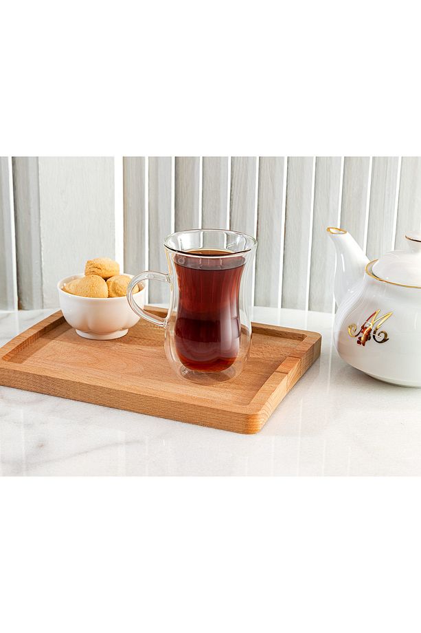Benito Çift Ca Mlı Çay Bardağı - Tekli - 200 ml - 1