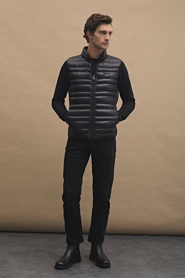 Basic Şişme Yelek Siyah - 1