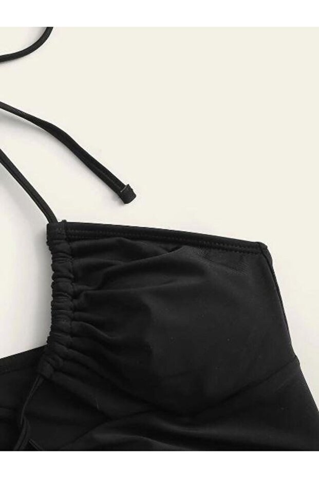 İp Bağlamalı Bkini Üst DB200787BU - 4