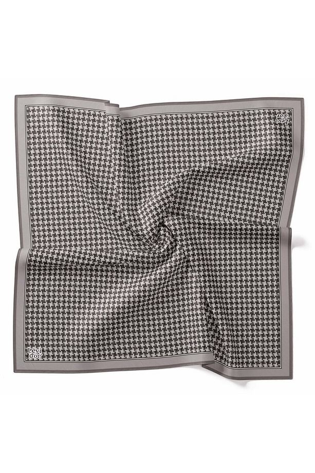 Puzzle Desen Kazayağı Işıltılı Kristal Eşarp - 2