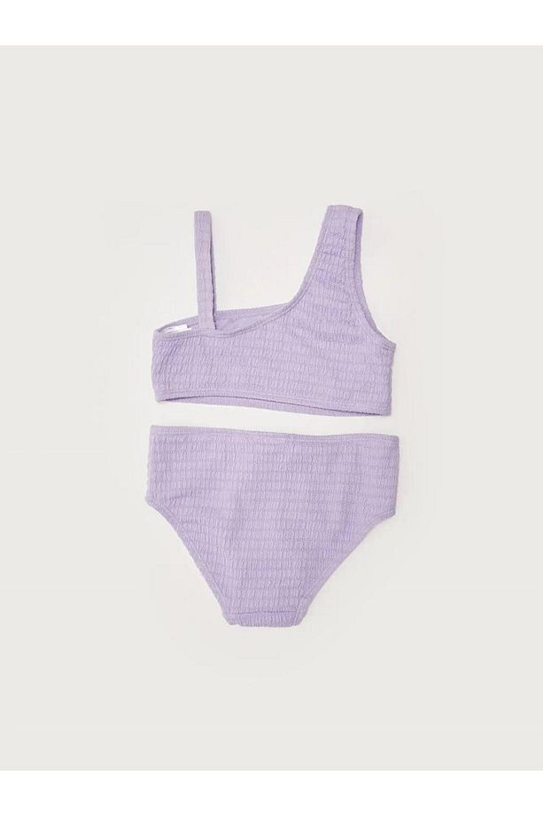 Dokulu Kumaş Kız Çocuk Bikini Takım - 2