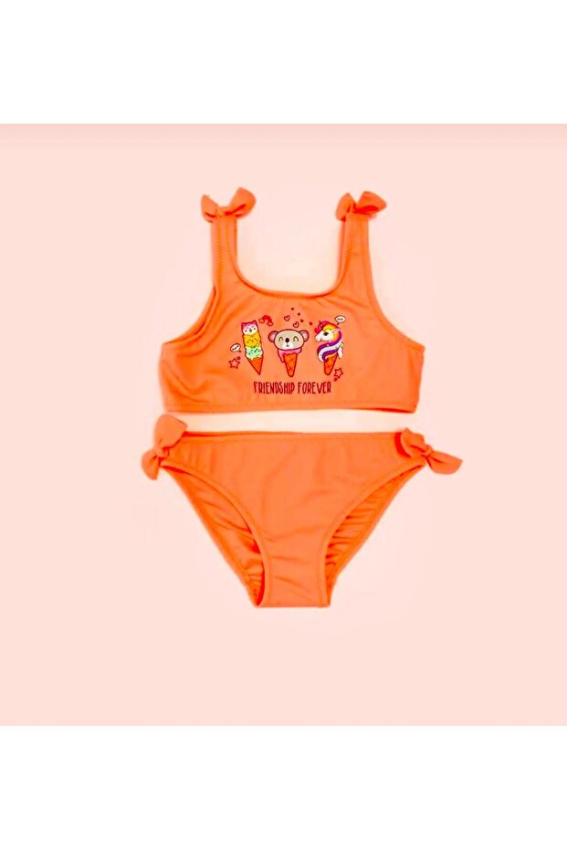 Girl's Bikini Suit with Bow