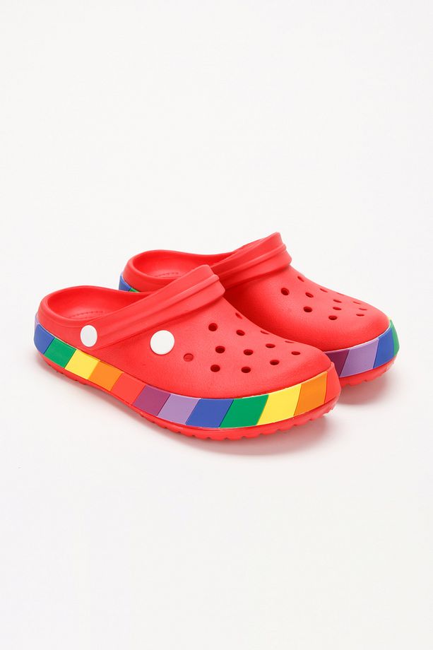 Kırmızı  Clogs Terlik - 4