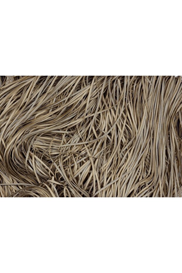 Plain String Curtain 100 cm Width 280 cm Length Mink Double Color Ready String Curtain - 5