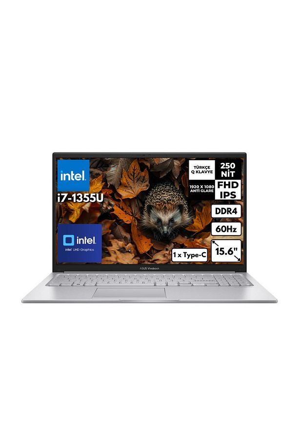 Vivobook 15 i7-1355U 16GB 1 TBSSD 15.6" FHD Freedos X1504VA-NJ412HMF2 - 1