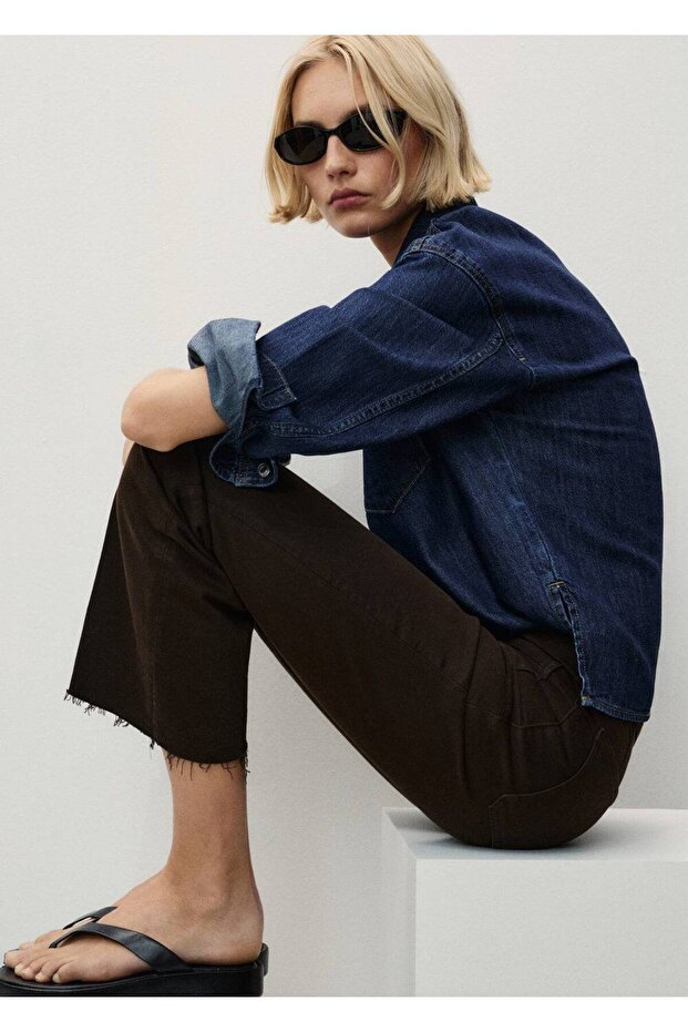 Cepli flare jean pantolon - 7