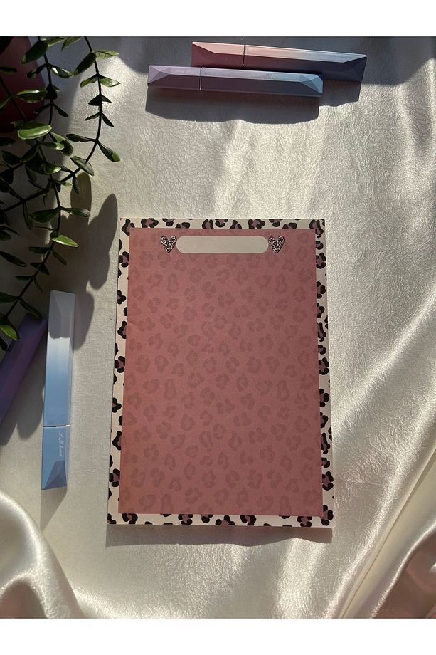 A5 Leopar Desenli Notepad - Not Defteri - Bloknot - 4