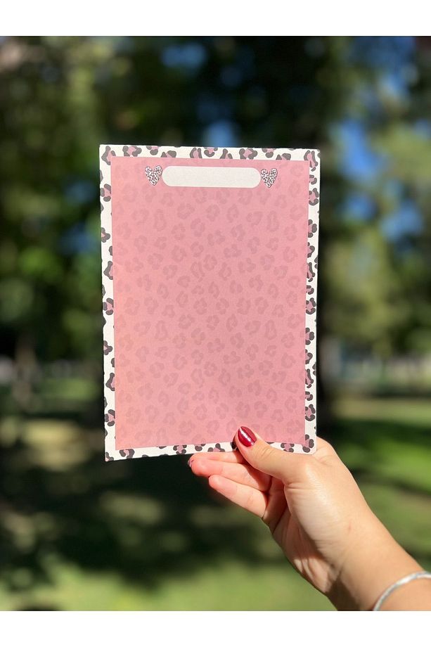 A5 Leopar Desenli Notepad - Not Defteri - Bloknot - 3