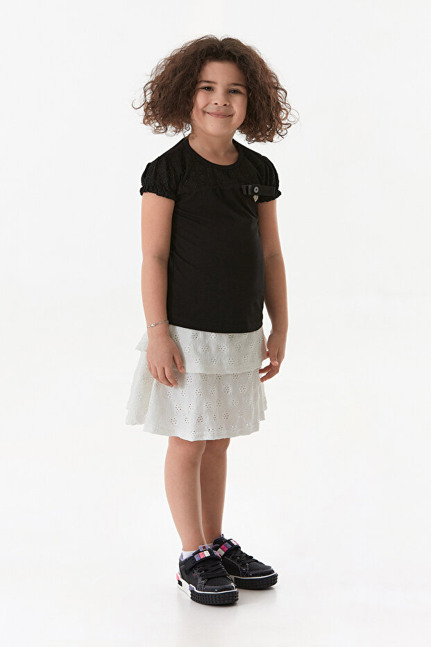 Sa mašnom Devojčica bluza - 3