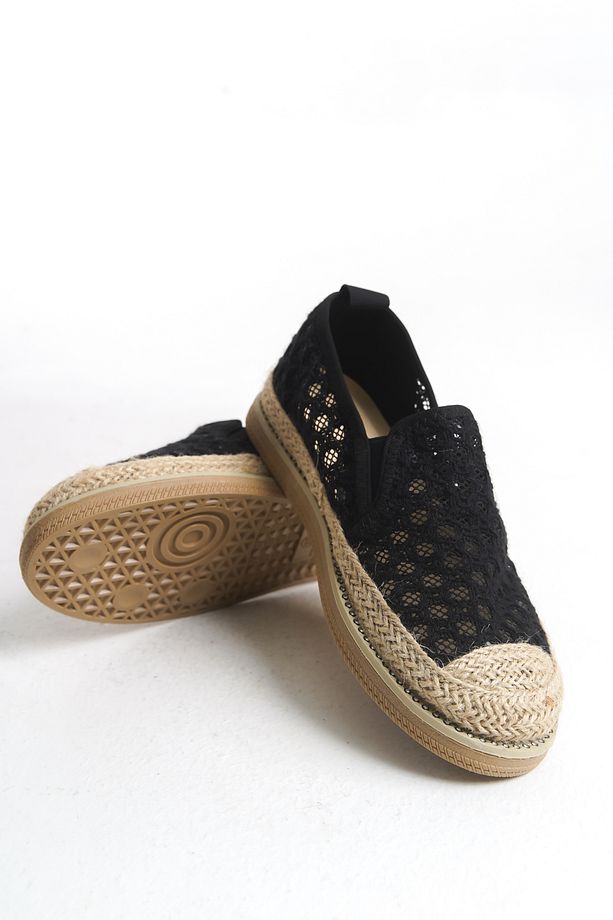 Kadın Yüksek Taban Sneaker File Dantel Spor Ayakkabı Larisa - 5