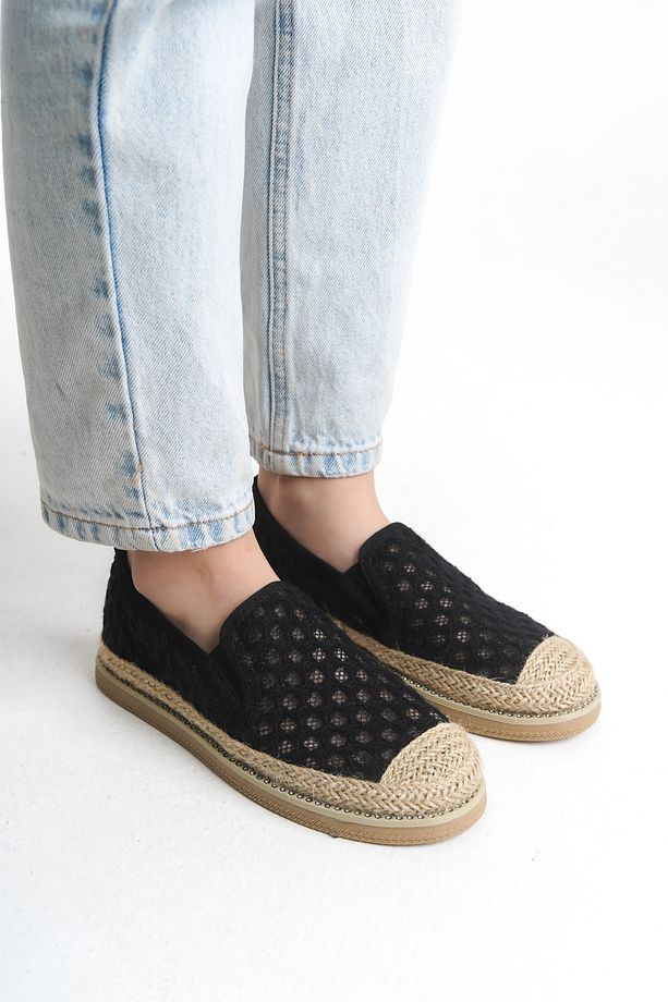 Kadın Yüksek Taban Sneaker File Dantel Spor Ayakkabı Larisa - 4