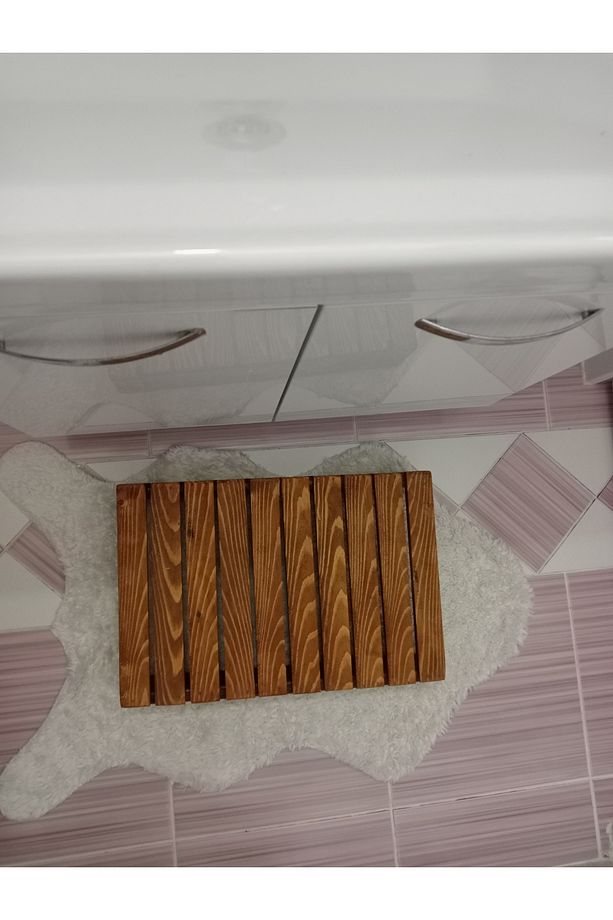 Çok amaçlı basamak, lavabo desteği Özkan ahşap - 4