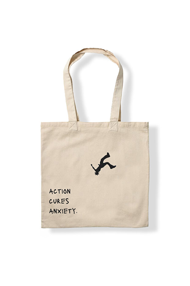 Anxiety Written Cloth Bag