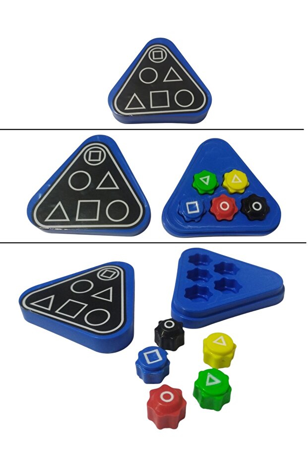 Squid Game 5 Stone Game Boxed Squidgame Five Stone Game Triangle Box - 1