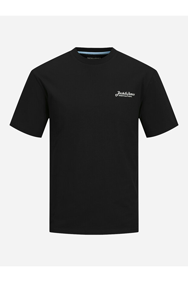 Slogan Print Crew Neck T-Shirt