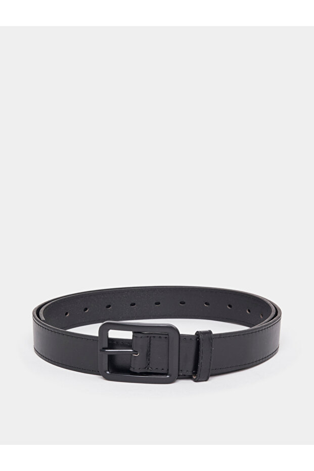Solid Belt with Pin Buckle Closure - 1