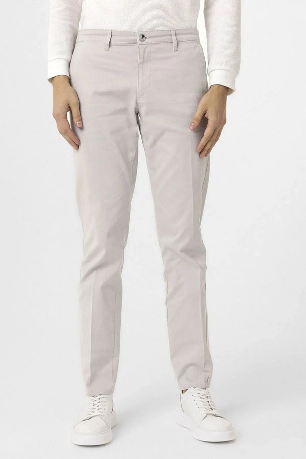 REGULAR (RAHAT) KALIP NORMAL BEL NORMAL PAÇA PAMUKLU KETEN PANTOLON - 2