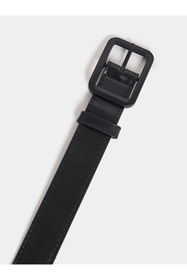 Solid Belt with Pin Buckle Closure - 3