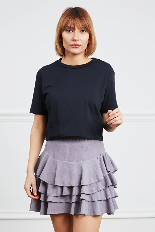 Basic Crop Tshirt - 1