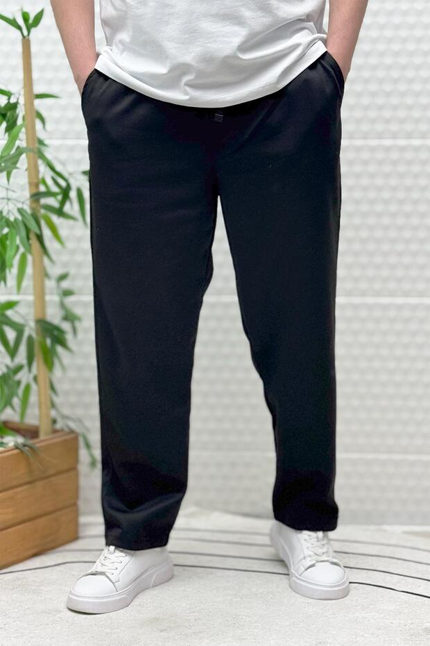 Men's Relaxed Fit Pique Baggy Pants