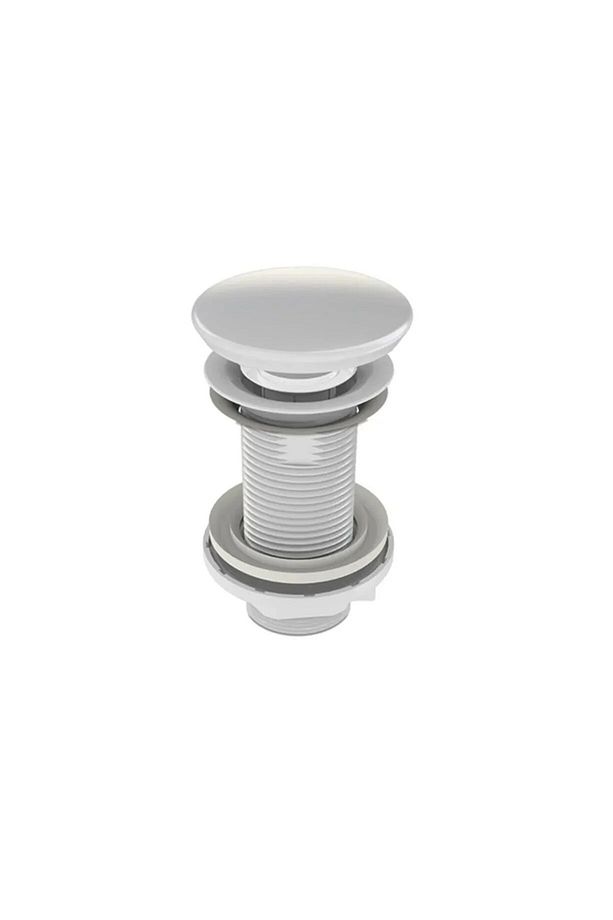Seramik Butonlu Basmalı Lavabo Sifon Takımı Pop Up Lavabo Başlık Ve Sifon Takımı Conta Hediyeli - 2