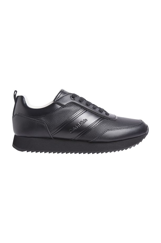 Erkek Rahat Kaydırmaz Taban Deri Siyah Sneaker HM0HM01654-0GJ - 5
