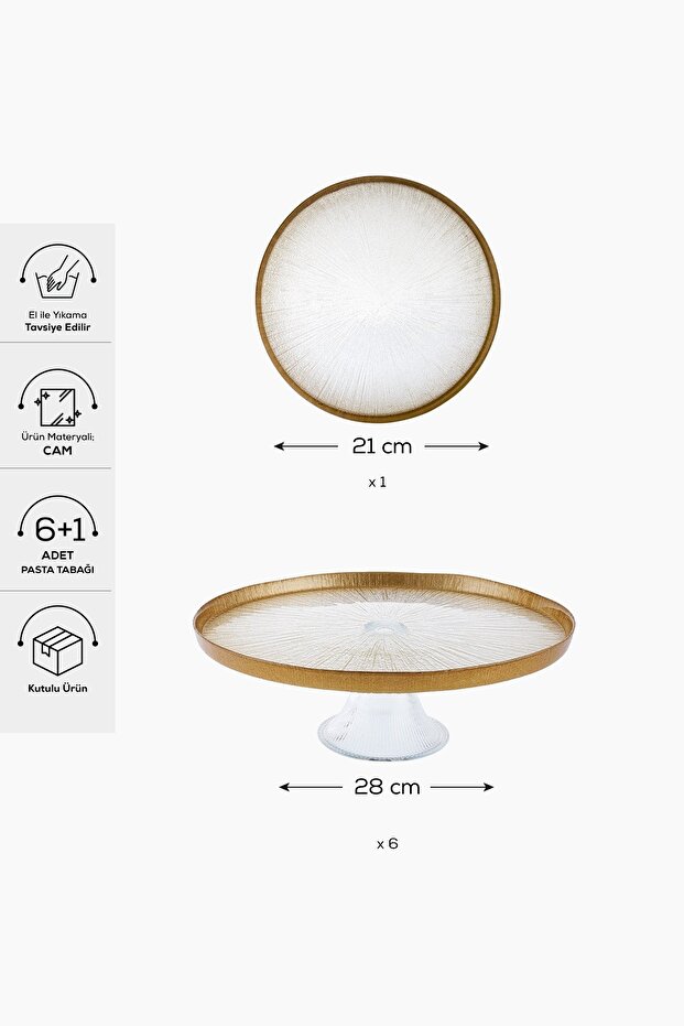 Mihver 7 Parça Pasta/Tatlı Seti - 2