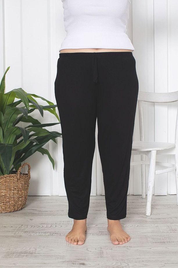 Kadın Likralı Tek Alt Pijama - 2