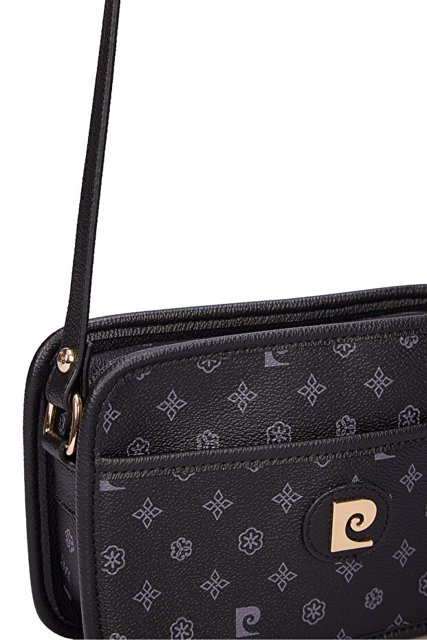 Siyah Monogram Kadın Çapraz Çanta 05PO25Y1887 - 6