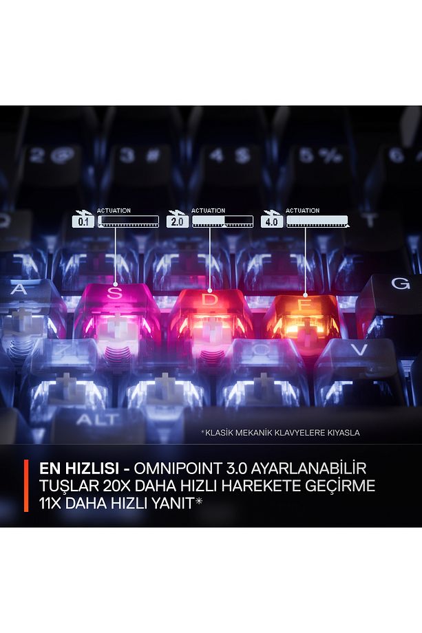 Apex Pro Tkl Gen 3 Omnipoint 3.0 Hipermanyetik Switch Rgb Mekanik Kablolu Oyuncu Klavyesi - 7