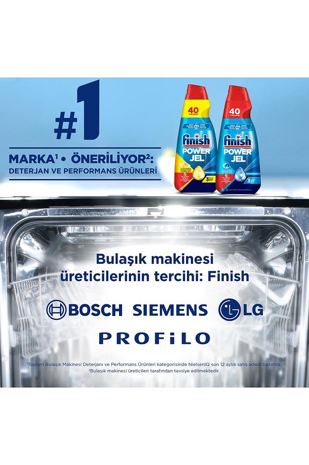 Hepsi Bir Arada Bulaşık Makinesi Deterjanı Sıvı Jel Limon 2000 ml (1000 ML X 2'Lİ) - 7