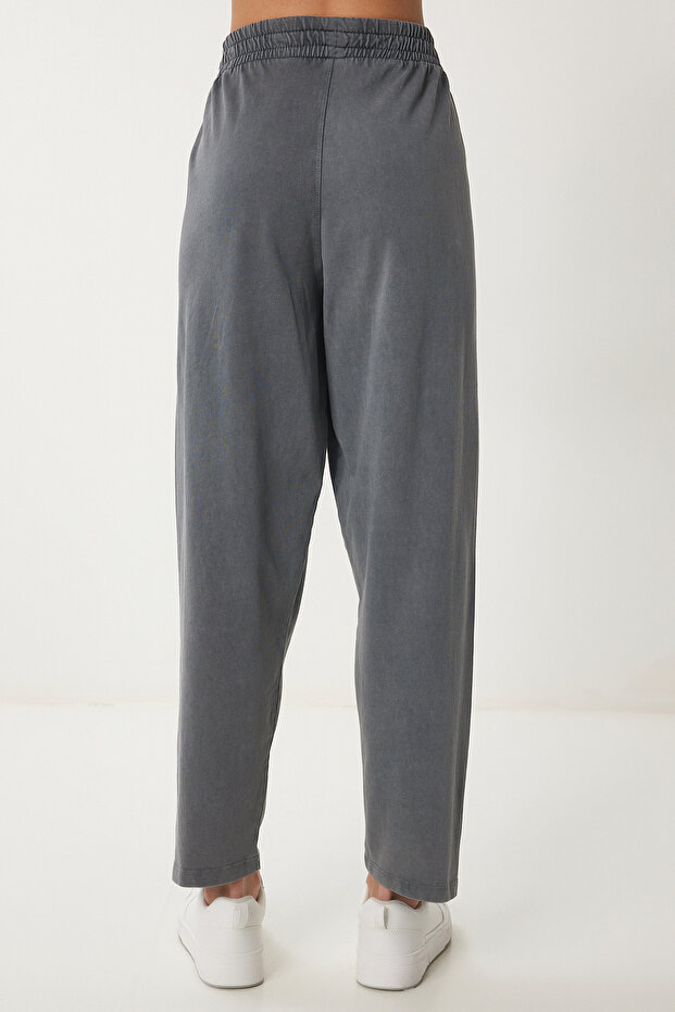 Damen-Trainingsanzug-Set aus Baumwolle mit geräuchertem, verblasstem Effekt BF00101 - 8