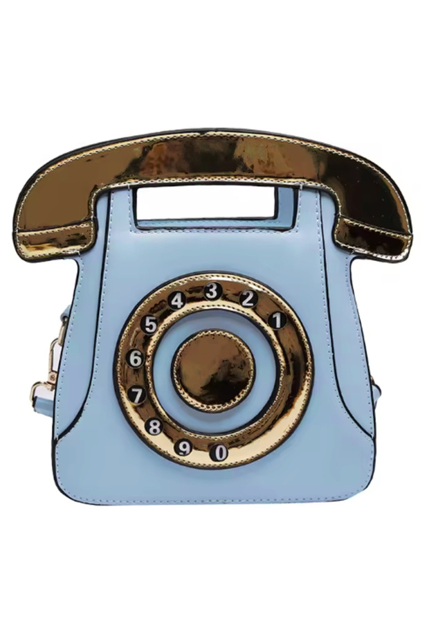 Retro Telefon Şeklinde Çanta - 1