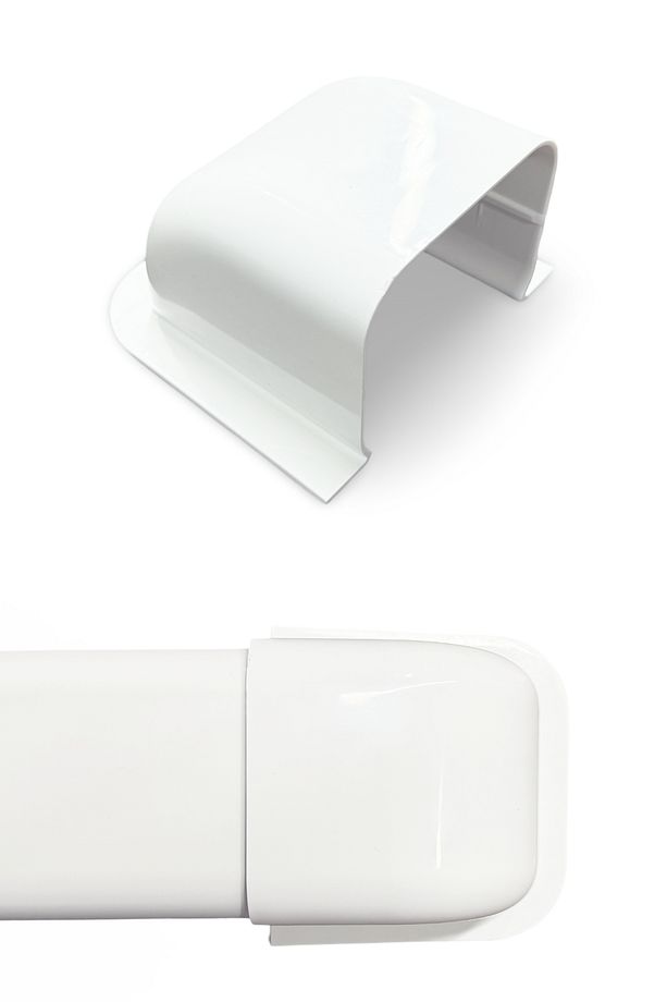 Klima Kanalı Dış Uç Duvar Geçisi  Aparatı 75x60 mm - 1