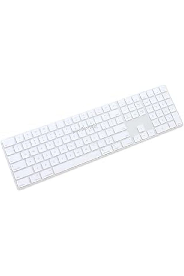 Mcstorey Apple Magic Keyboard-2 A1843 With Numeric Klavye Koruyucu (US TO TÜRKÇE) Ile Uyumlu Şeffaf - 1