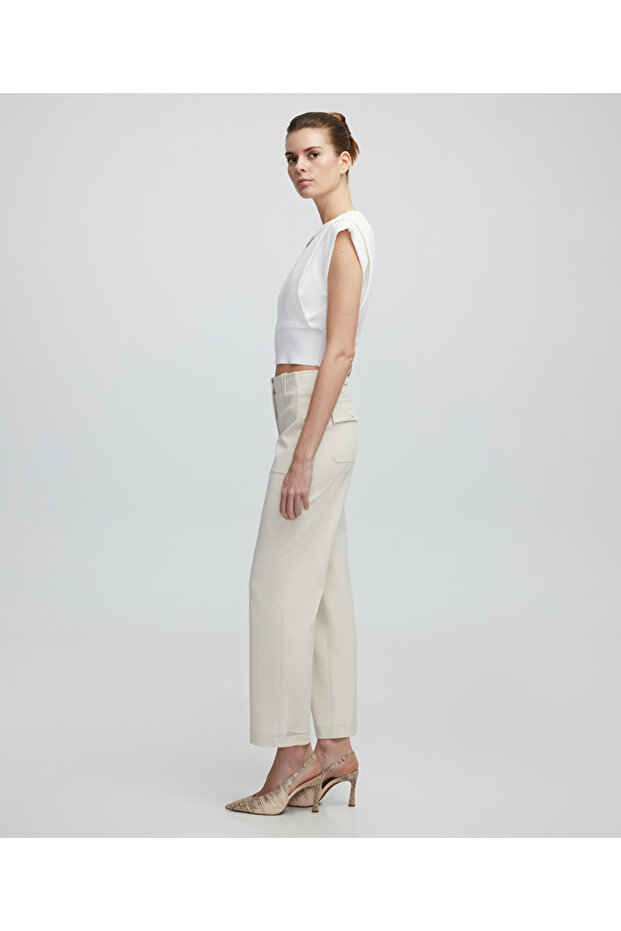 Geniş cepli pantolon - 2