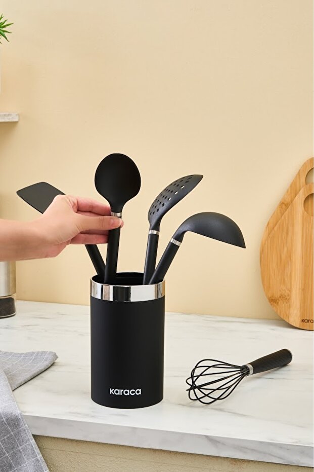 Noir Magic 6 Parça Standlı Servis Seti - 2