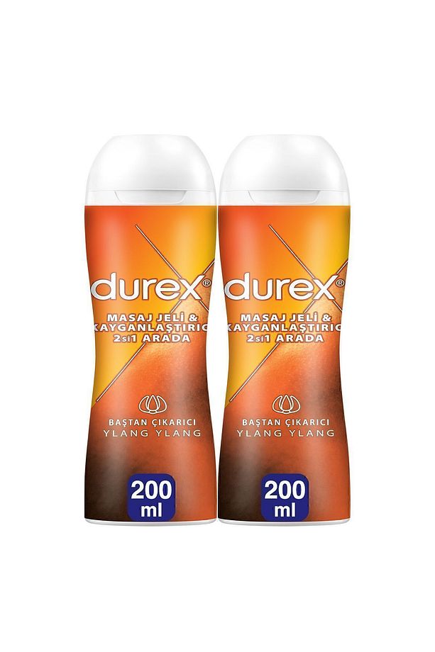 Play Ylang Ylang 2'si 1 Arada Kayganlaştırıcı & Masaj Jeli 200 ml X 2 Adet, Avantaj Paketi - 1