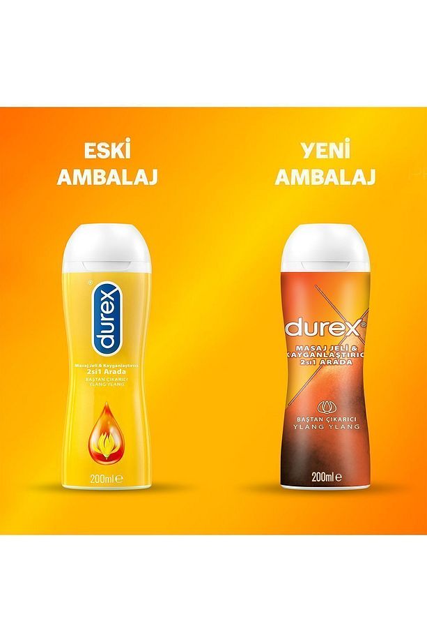 Play Ylang Ylang 2'si 1 Arada Kayganlaştırıcı & Masaj Jeli 200 ml X 2 Adet, Avantaj Paketi - 2