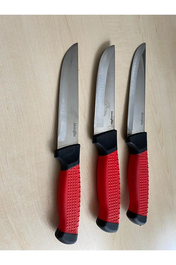 Çift Renkli 3 lü Bıçak Seti - 1