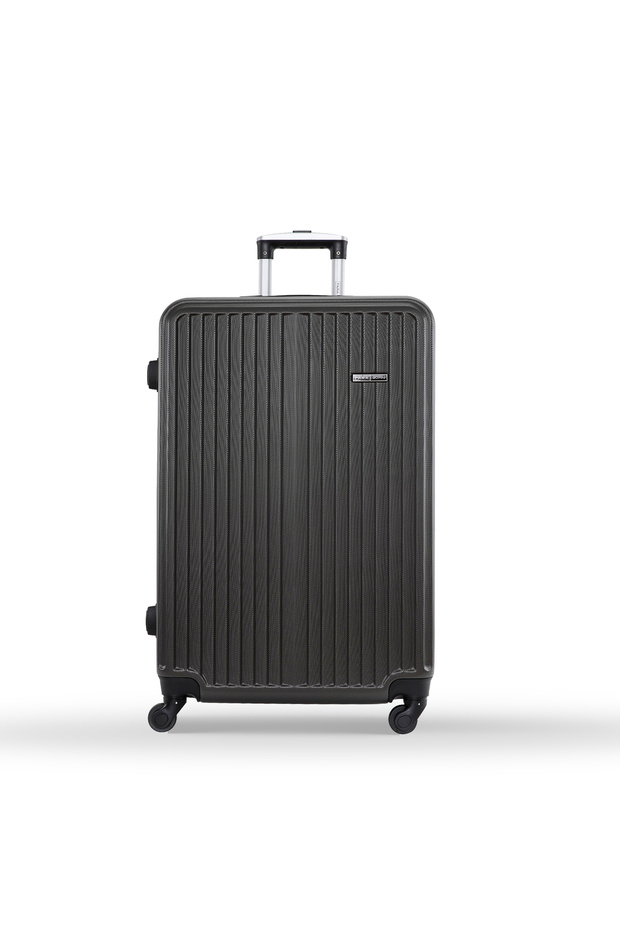 Vertex Cabin Size ABS Hardside Spinner Luggage Trolley – Lightweight 10KG 4-Wheel, 20 Inch, Grey