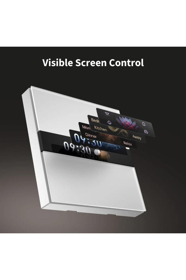Ekranlı Kontrol Anahtarı V1 WS-K02D (Apple Home Destekli) - 4