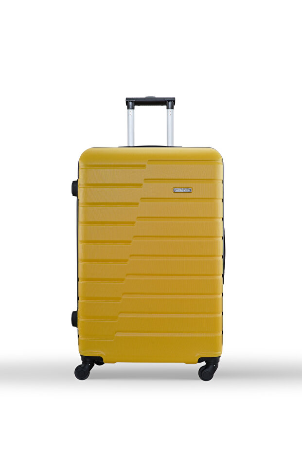 Beta Cabin Size ABS Hardside Spinner Luggage Trolley – Lightweight 10KG 4-Wheel, 20 Inch, Yellow