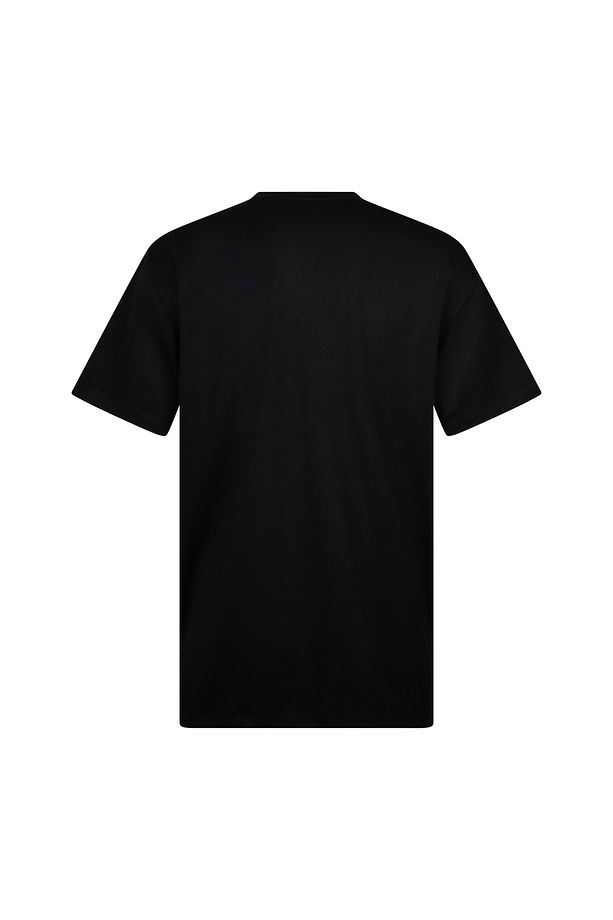 Siyah Regular Fit Bisiklet Yaka Pamuklu Basic Tişört - 2