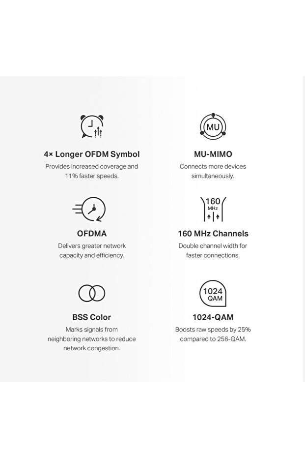 Mercusys Halo H80X(2-pack) AX3000 Tüm Ev Mesh Wi-Fi 6 Sistemi - 7